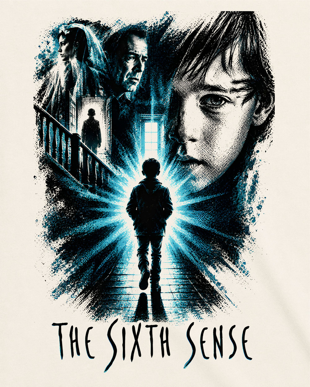 Camiseta Off-White O Sexto Sentido – Spirit Light Collage