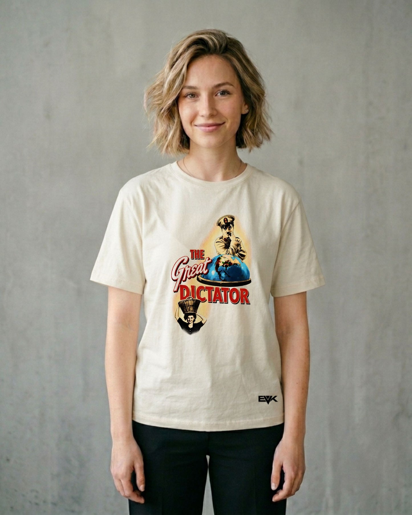Camiseta Off-White O Grande Ditador – The Globe of Hynkel