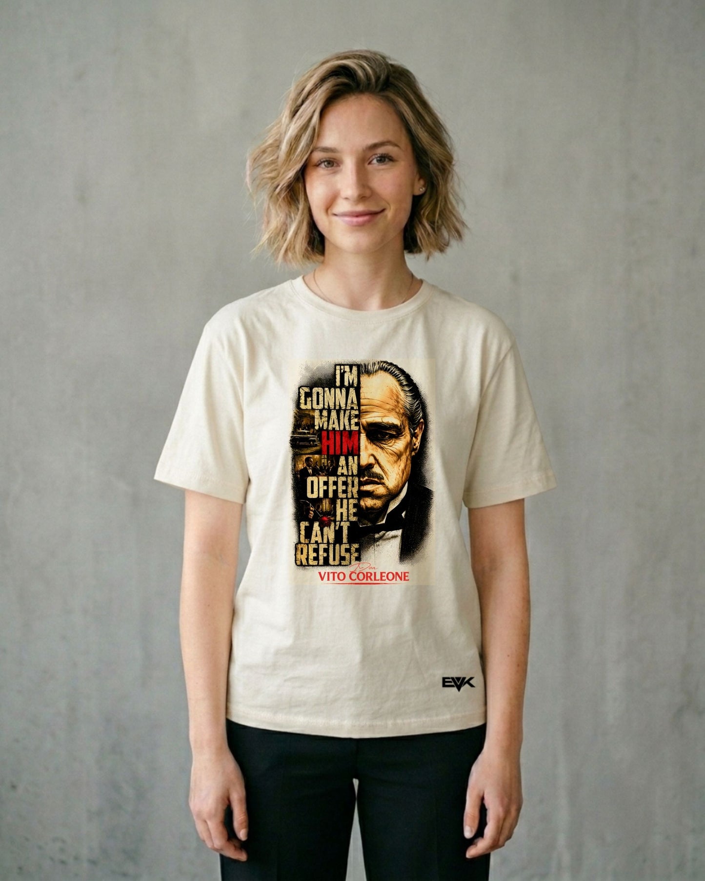 Camiseta Off-White O Poderoso Chefão – Vito Corleone