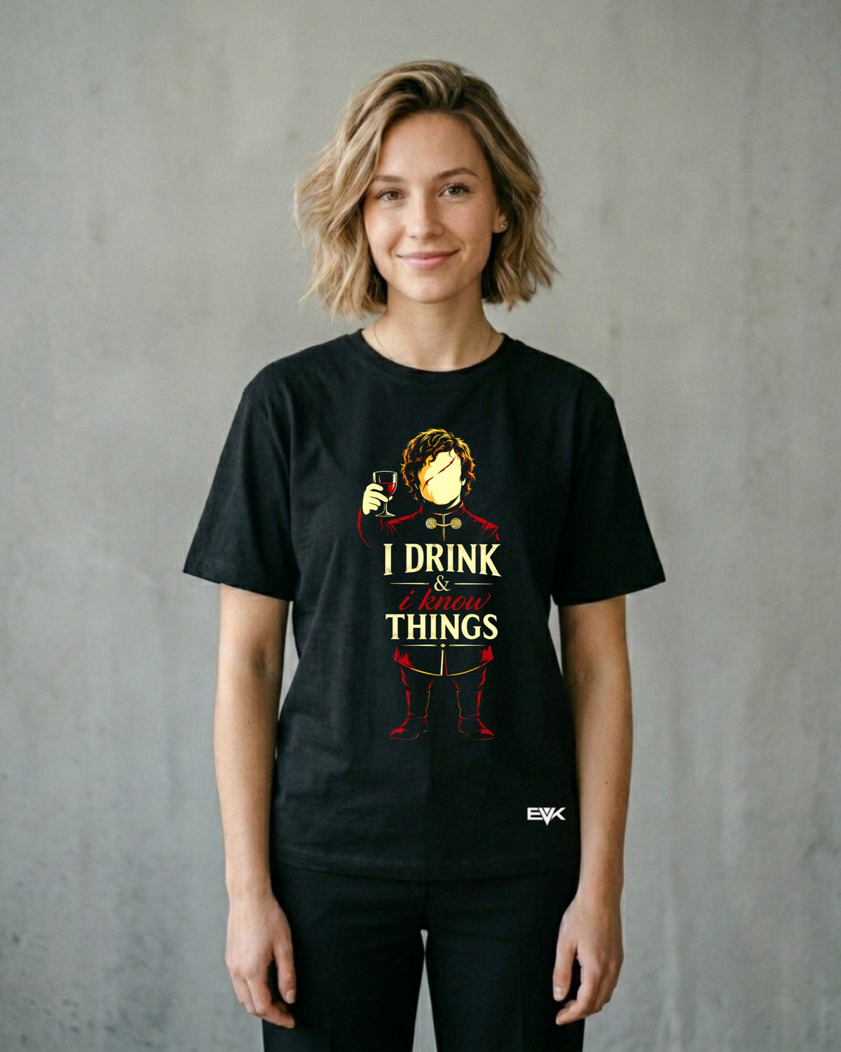 Camiseta Game of Thrones – I Drink & I Know Things