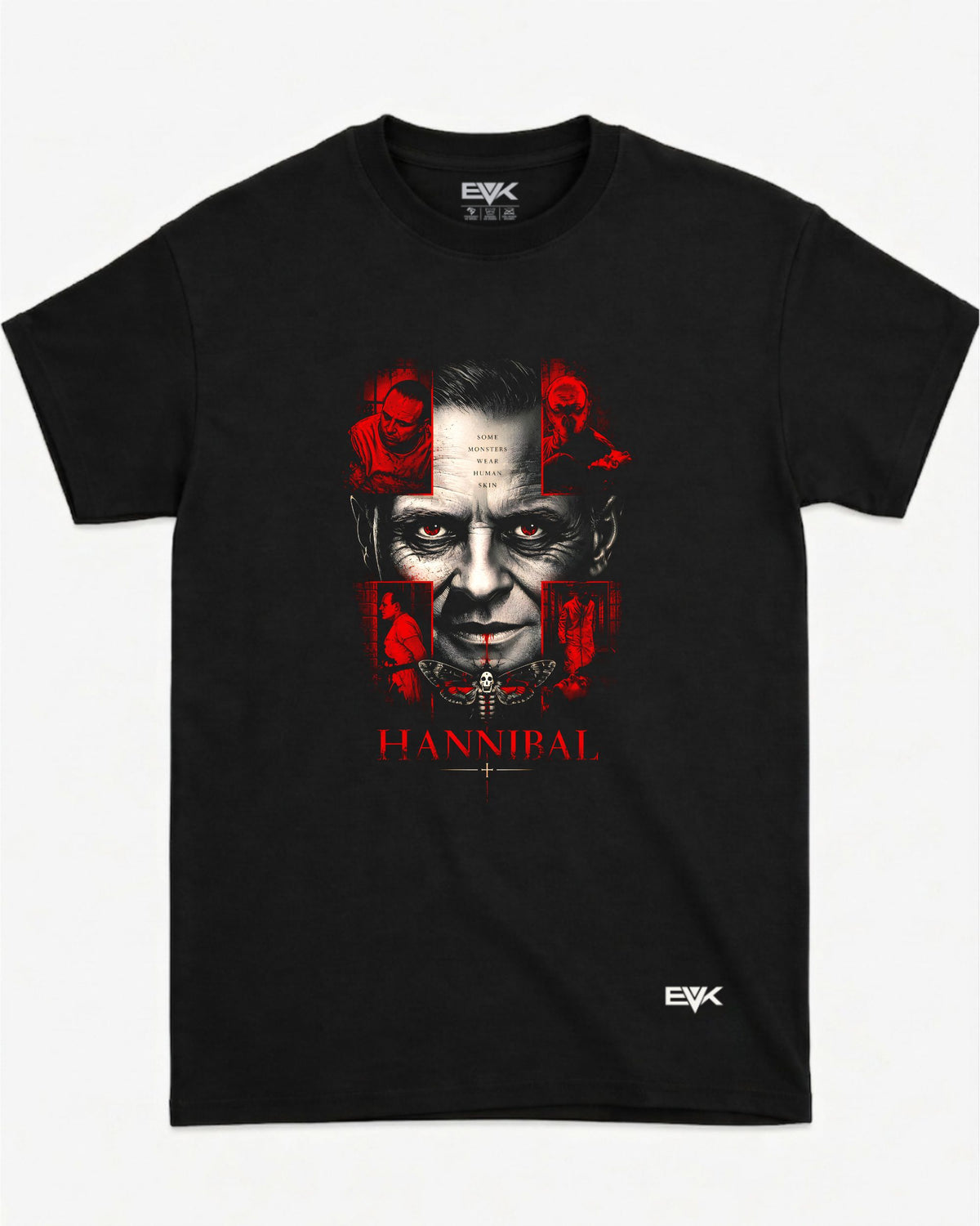Camiseta O Silêncio dos Inocentes – Some Monsters Wear Human Skin Graphic
