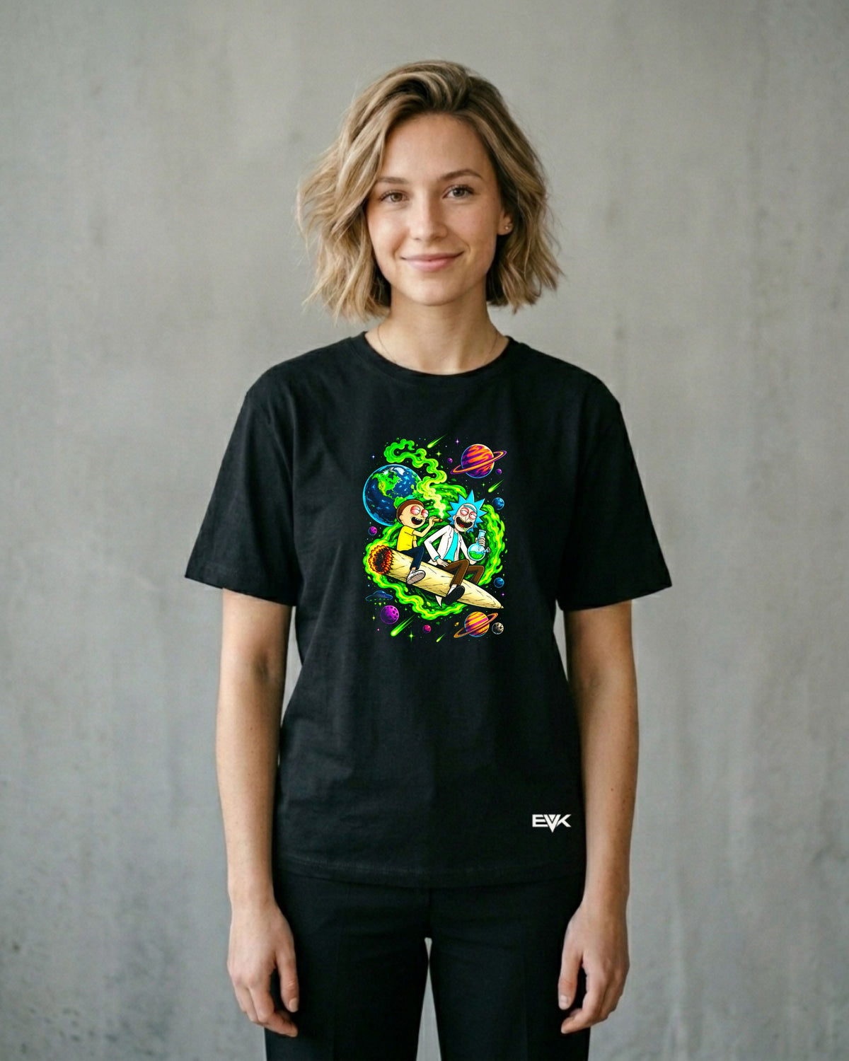 Camiseta Rick and Morty – Trippy Space Ride