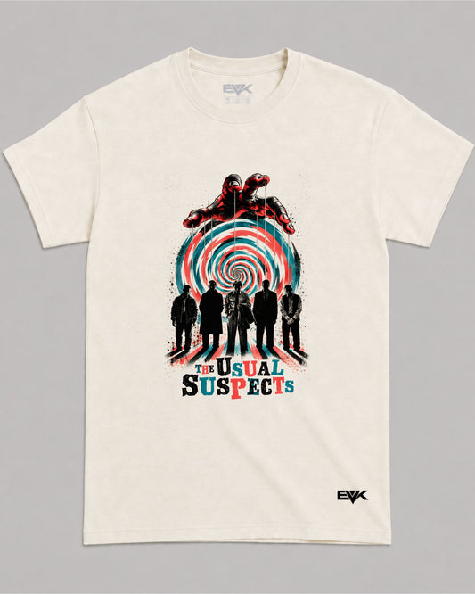 Camiseta Off-White Os Suspeitos – Hypnotic Spiral