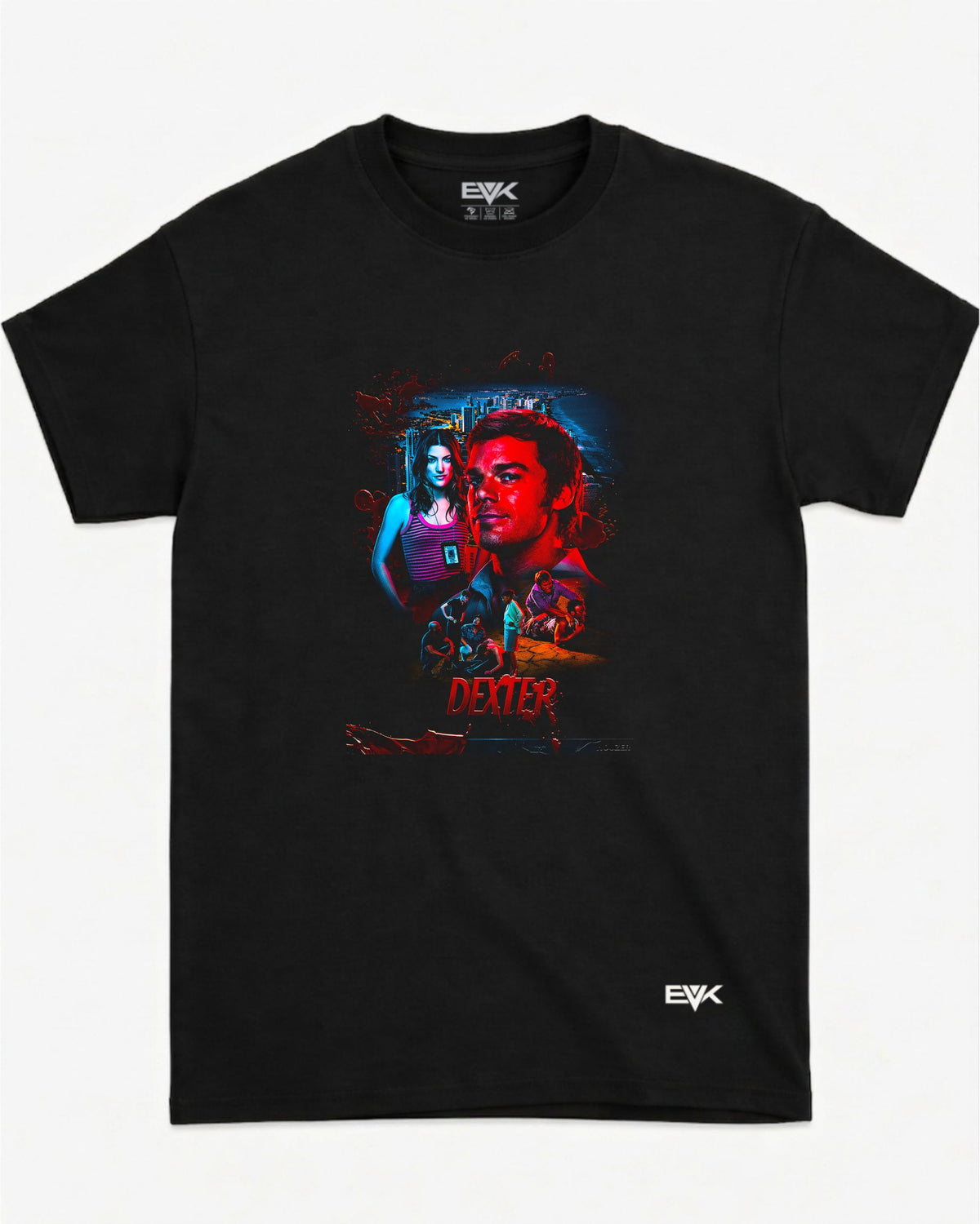 Camiseta Dexter – Miami Vice & Blood