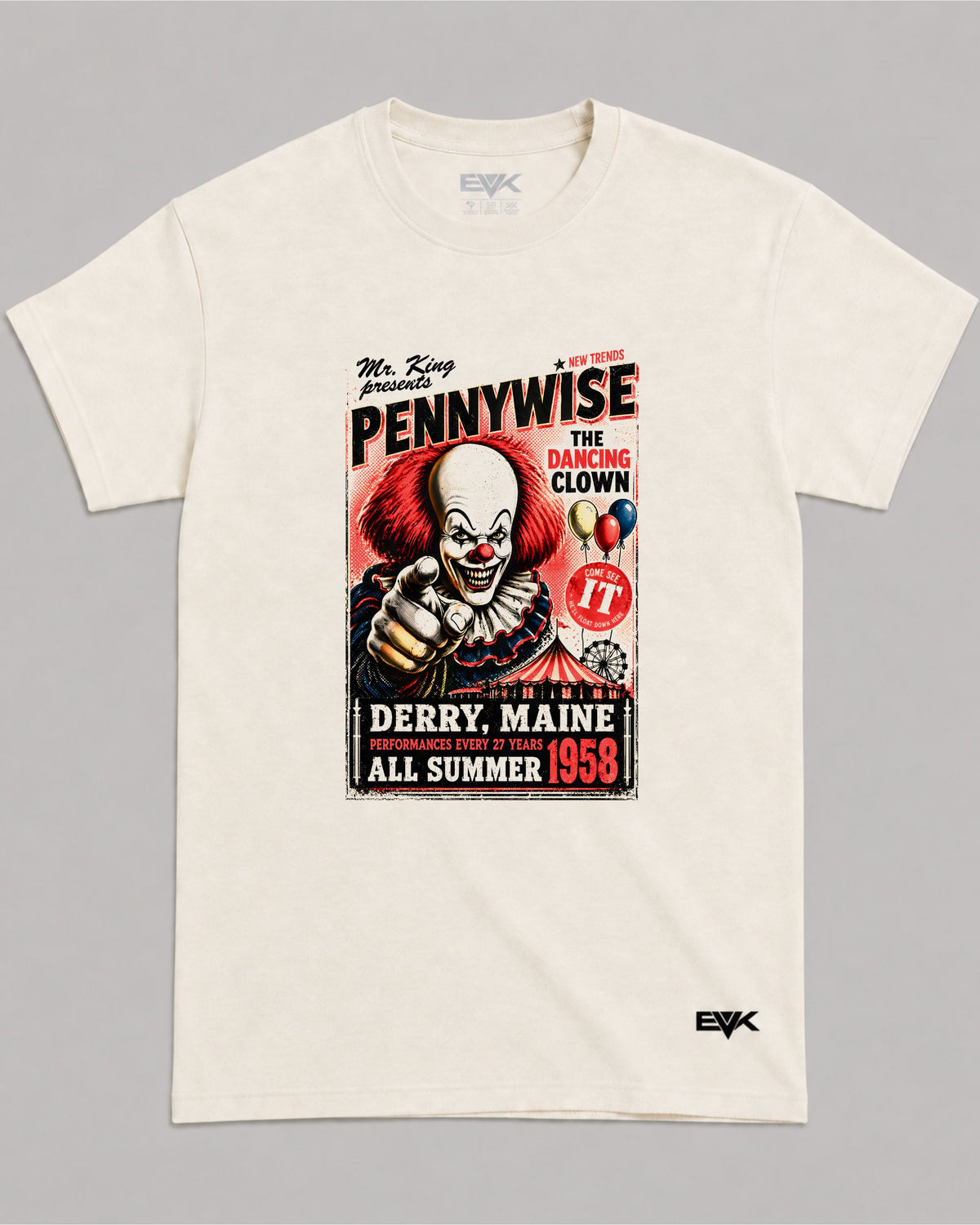 Camiseta Off-White IT: A Coisa – The Dancing Clown