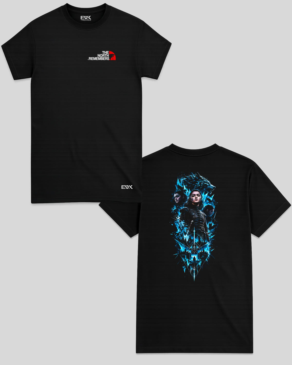 Camiseta Frente e Costas Game of Thrones – The North Remembers