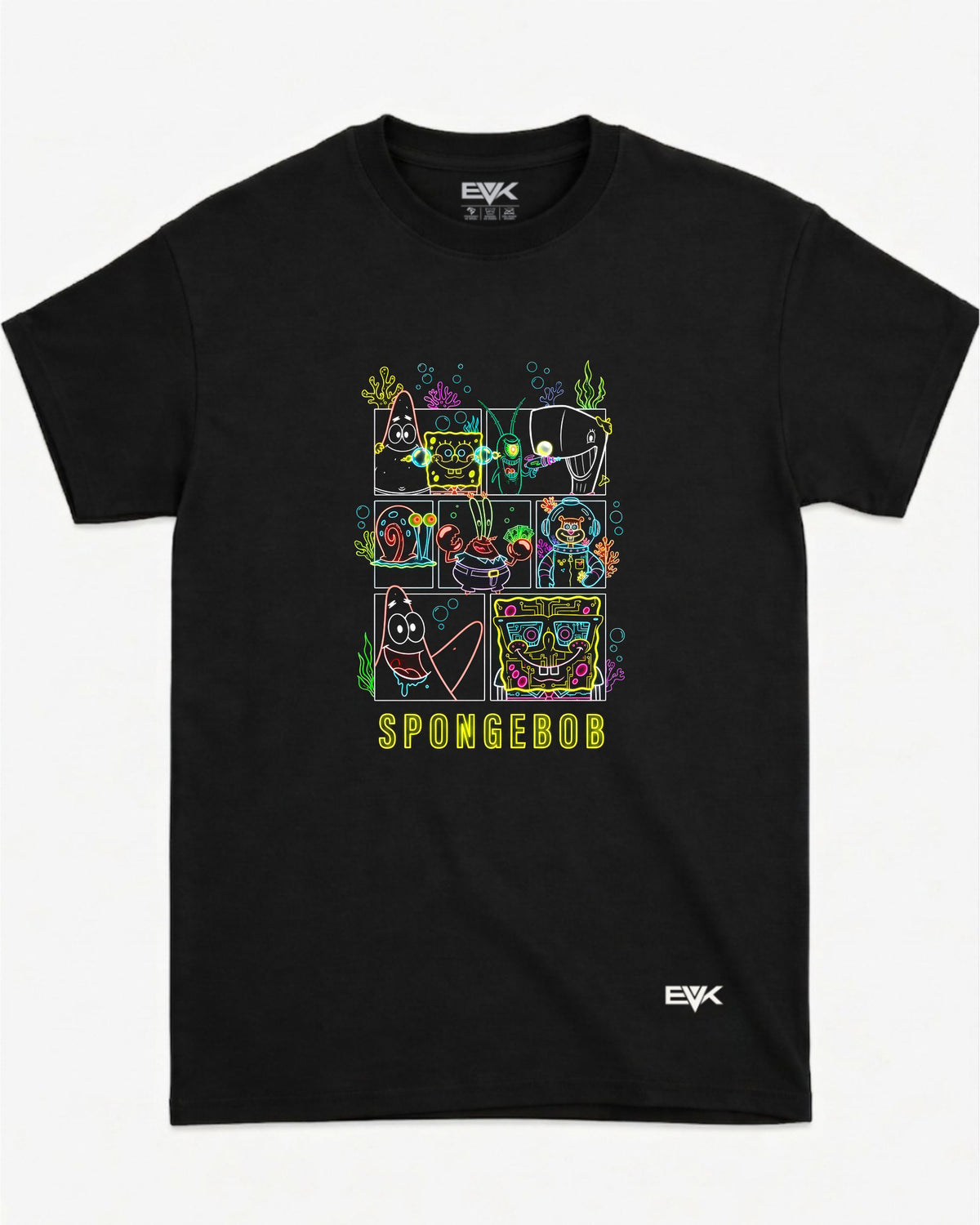 Camiseta Bob Esponja – Neon Panels