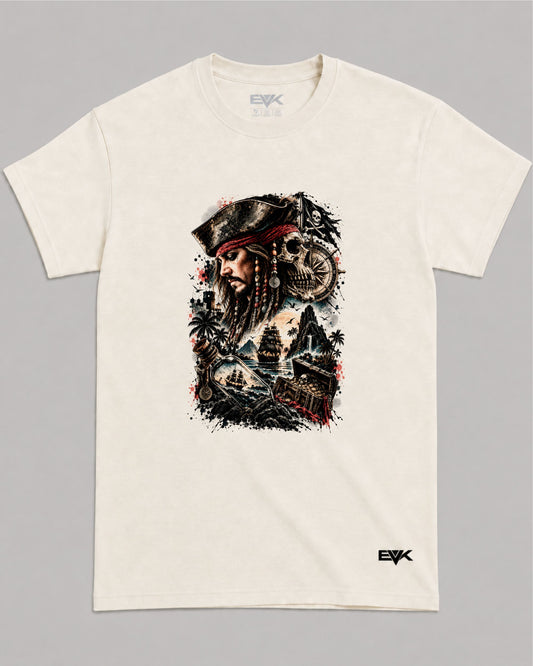 Camiseta Off-White Piratas do Caribe – Captain's Destiny