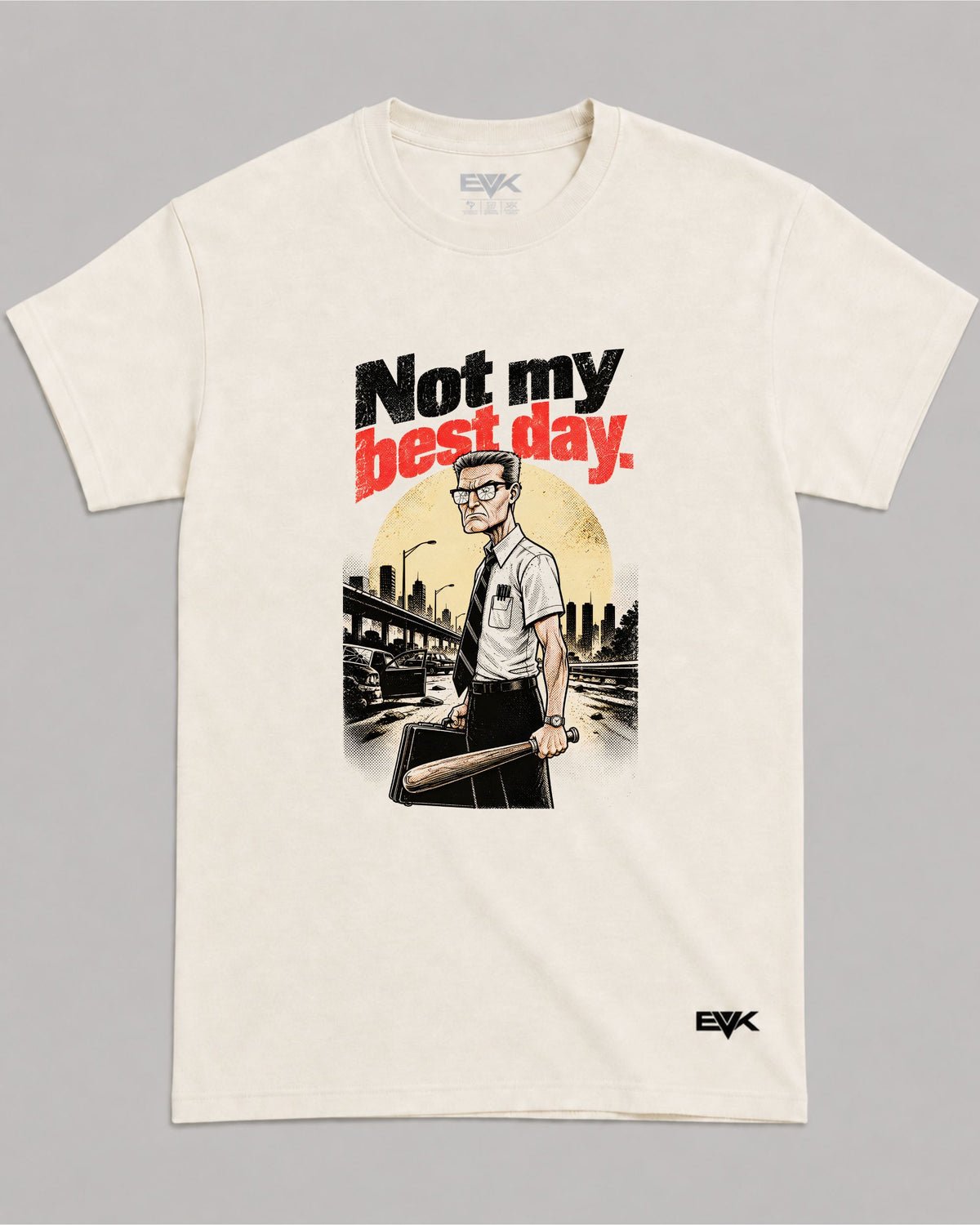 Camiseta Off-White Um Dia de Fúria – Not My Best Day