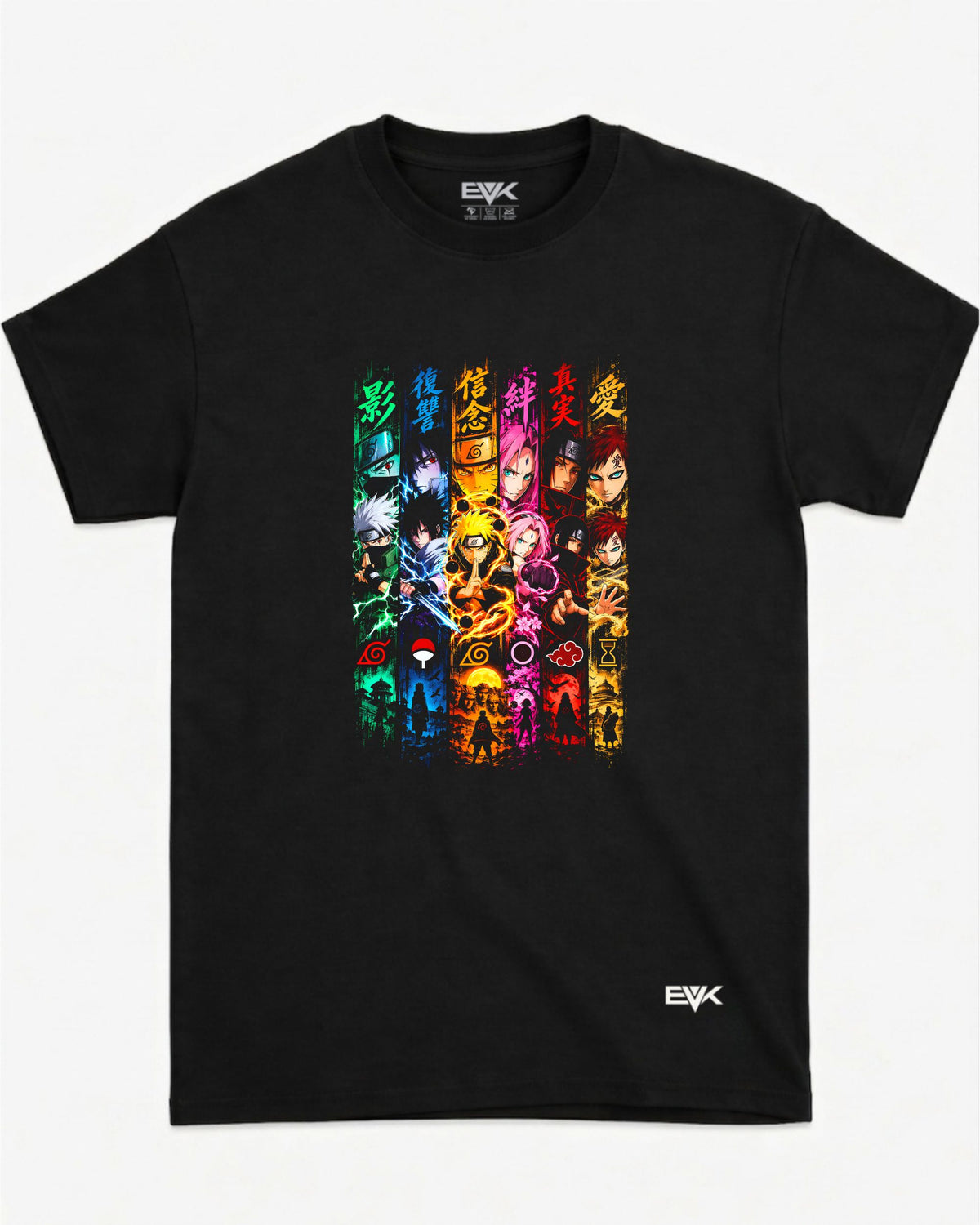 Camiseta Naruto – Shinobi Will Elements