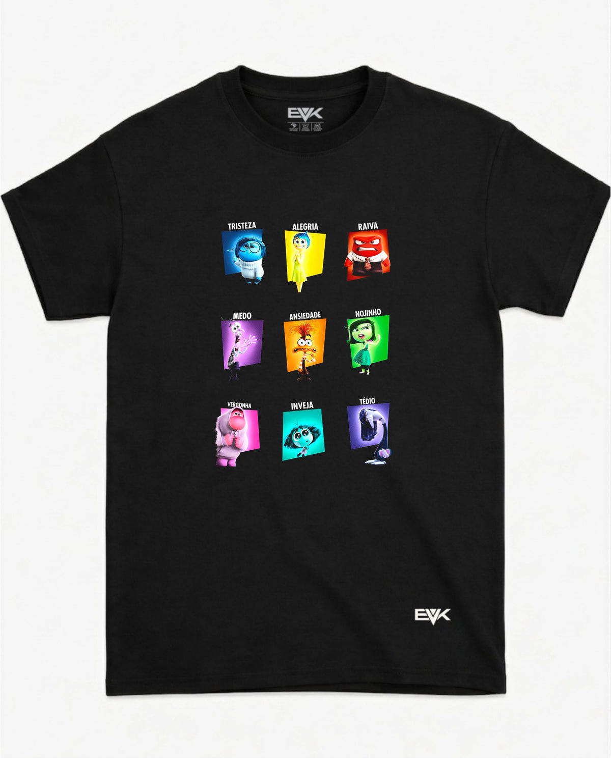 Camiseta Divertida Mente – Inside Out 9-Emotion Grid