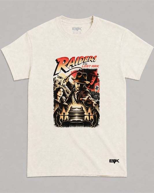 Camiseta Off-White Os Caçadores da Arca Perdida – Raiders Vintage Poster Graphic