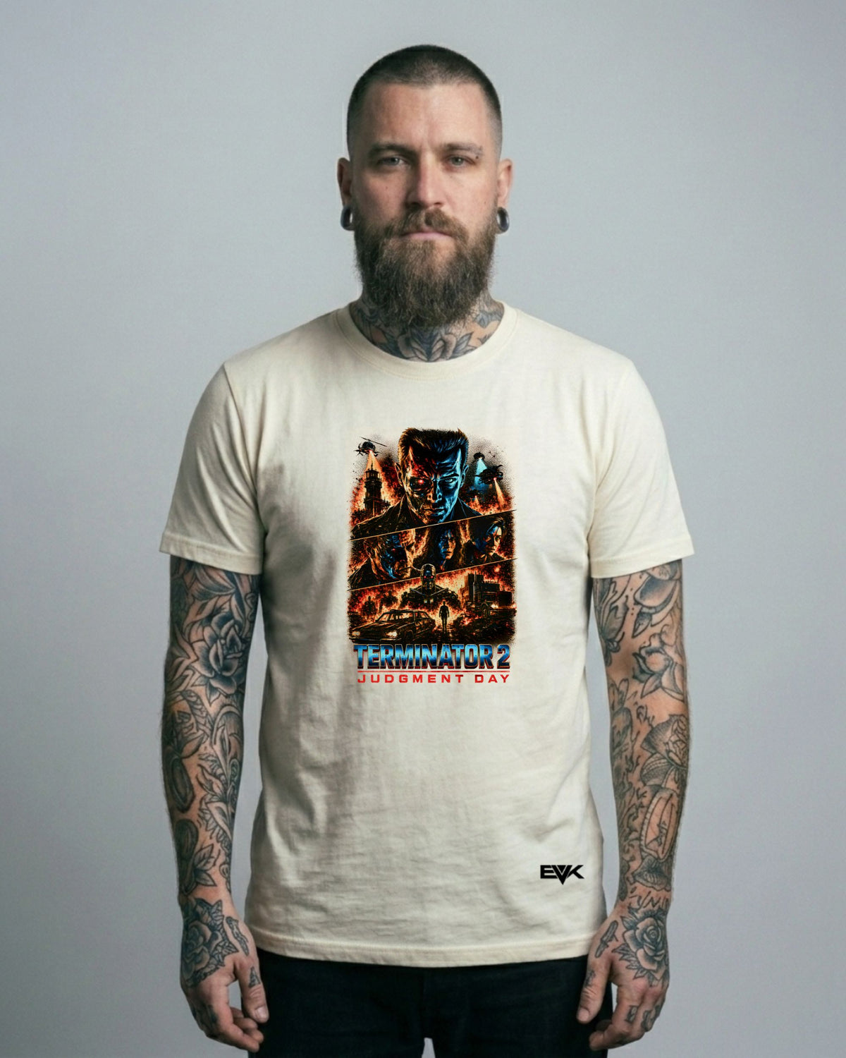 Camiseta Off-White Exterminador do Futuro 2: O Julgamento Final – Wasteland Panels