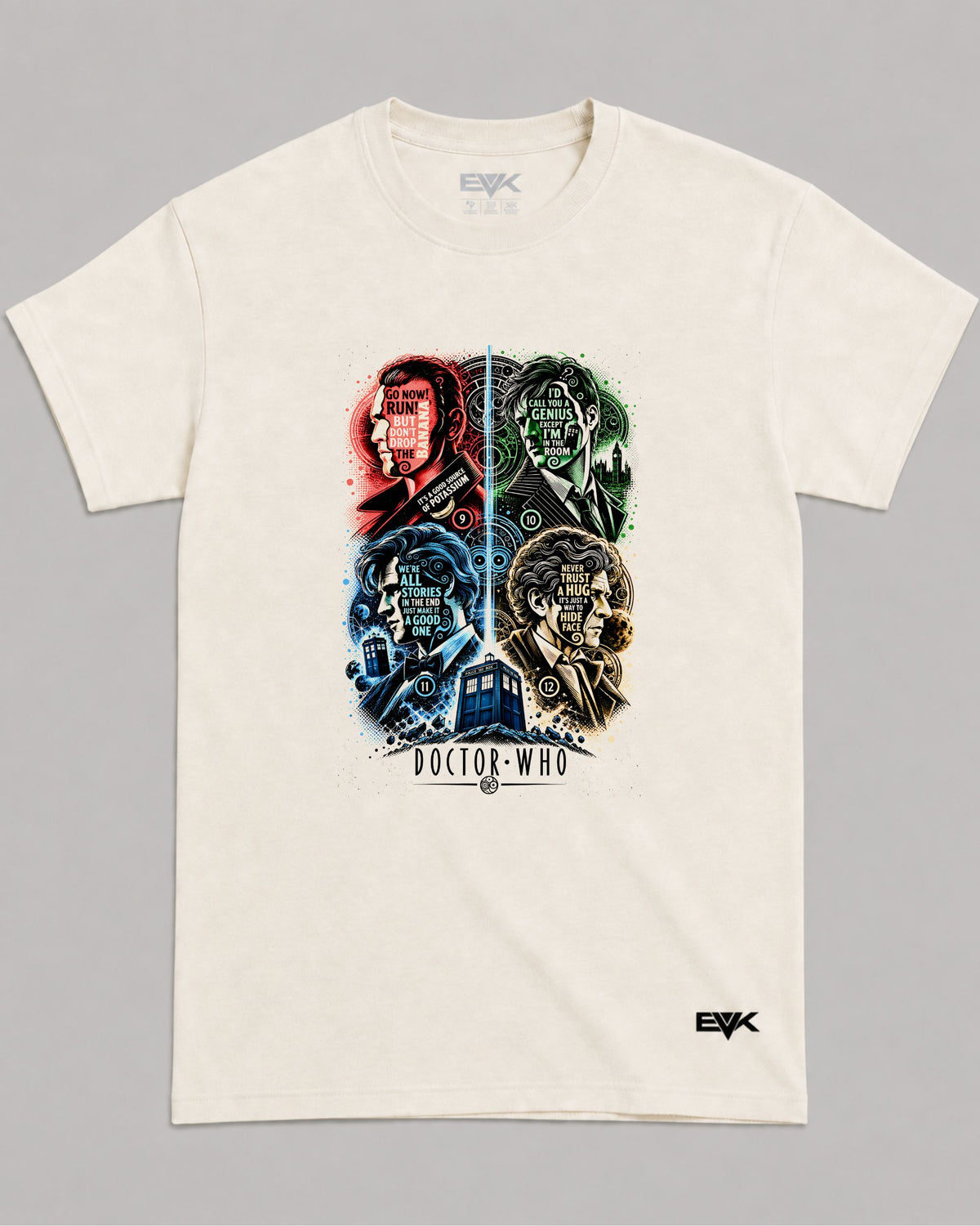 Camiseta Off-White Doctor Who – 9 to 12