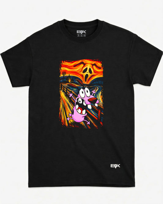 Camiseta Coragem, o Cão Covarde – The Cowardly Scream