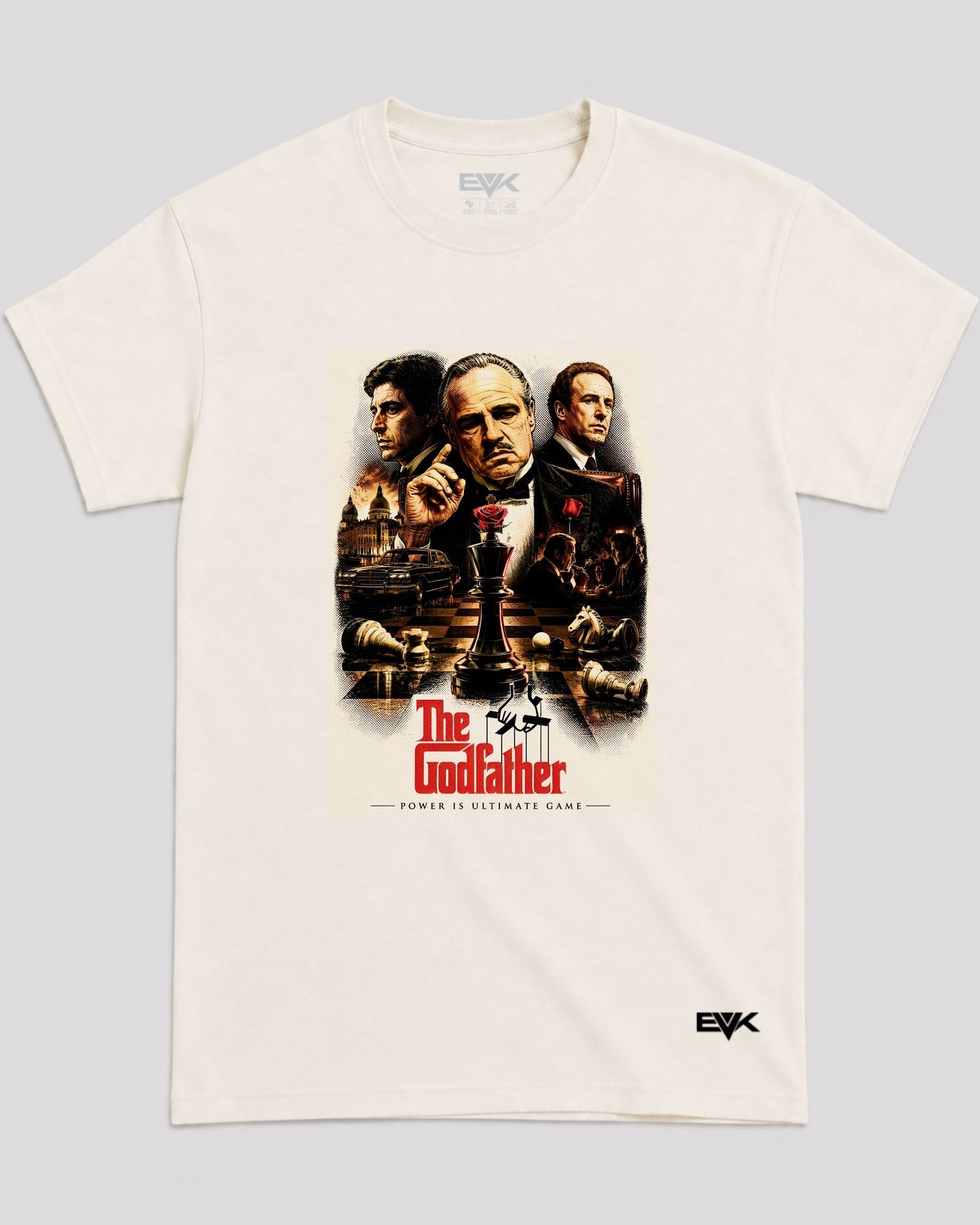 Camiseta Off-White O Poderoso Chefão – Power Is Ultimate Game