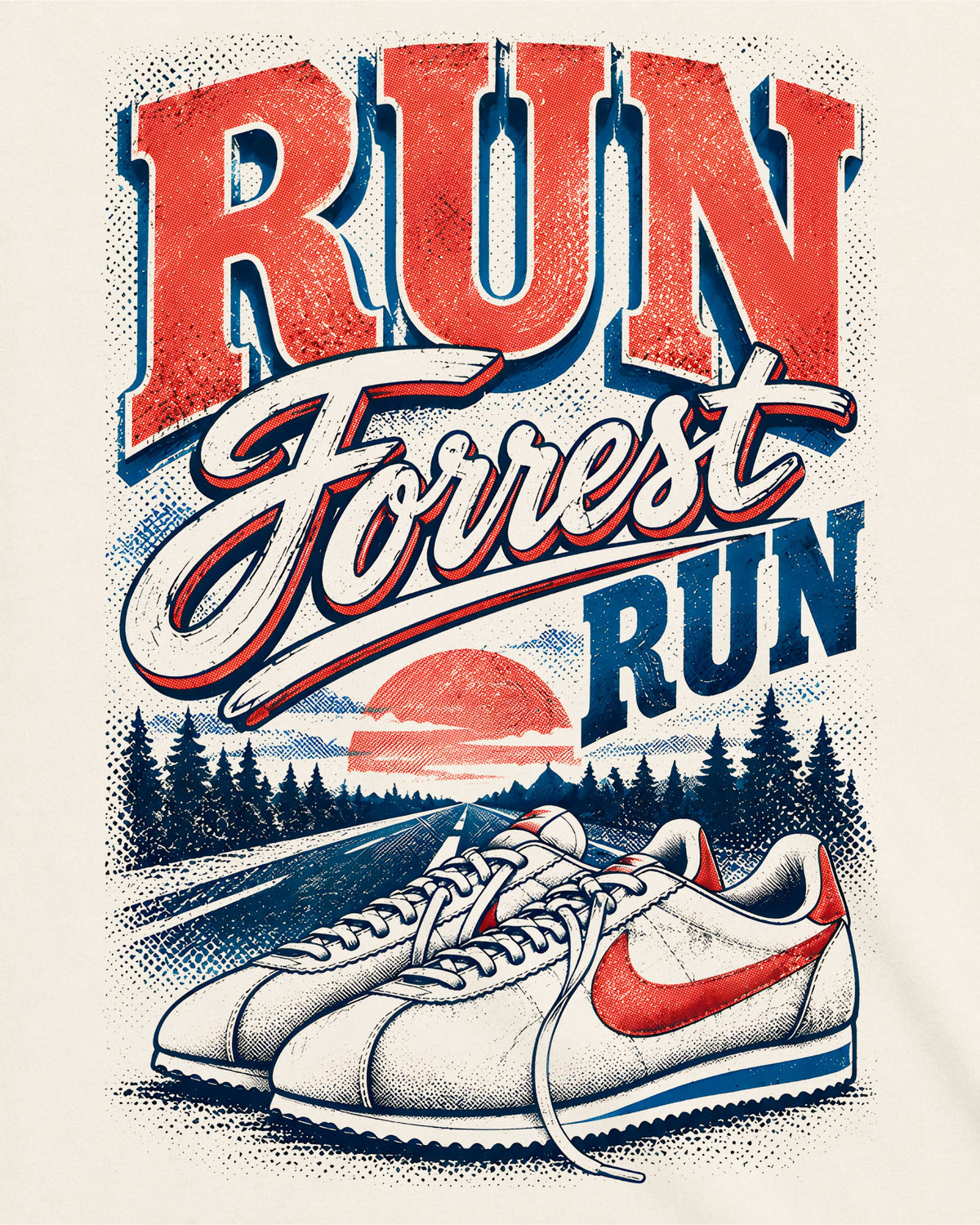 Camiseta Off-White Forrest Gump – Run Forrest, Run