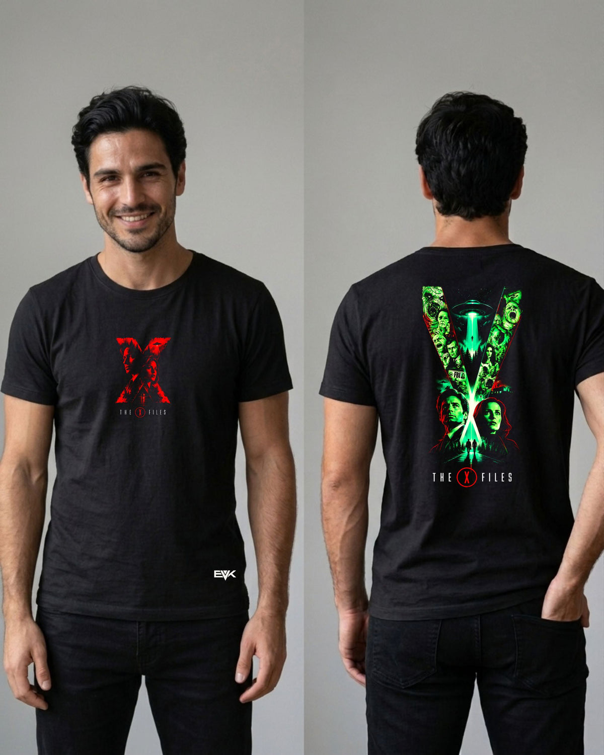 Camiseta Frente e Costas Arquivo X – Alien Conspiracy