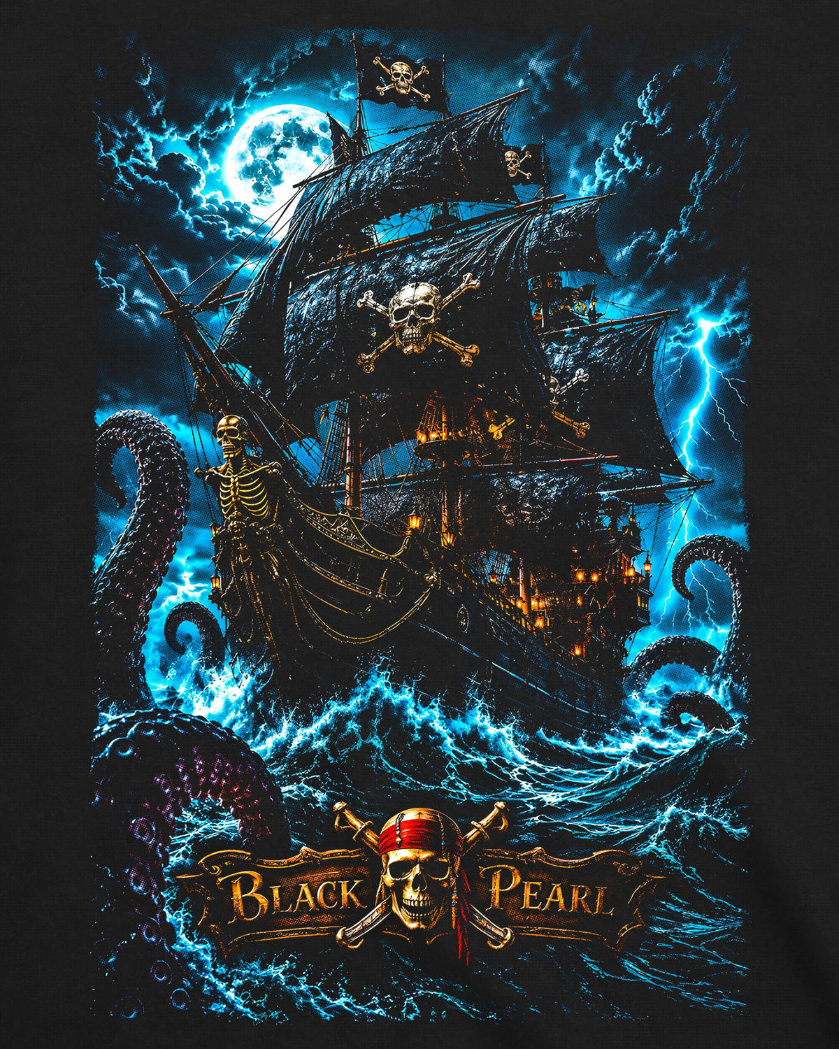 Camiseta Piratas do Caribe – Black Pearl
