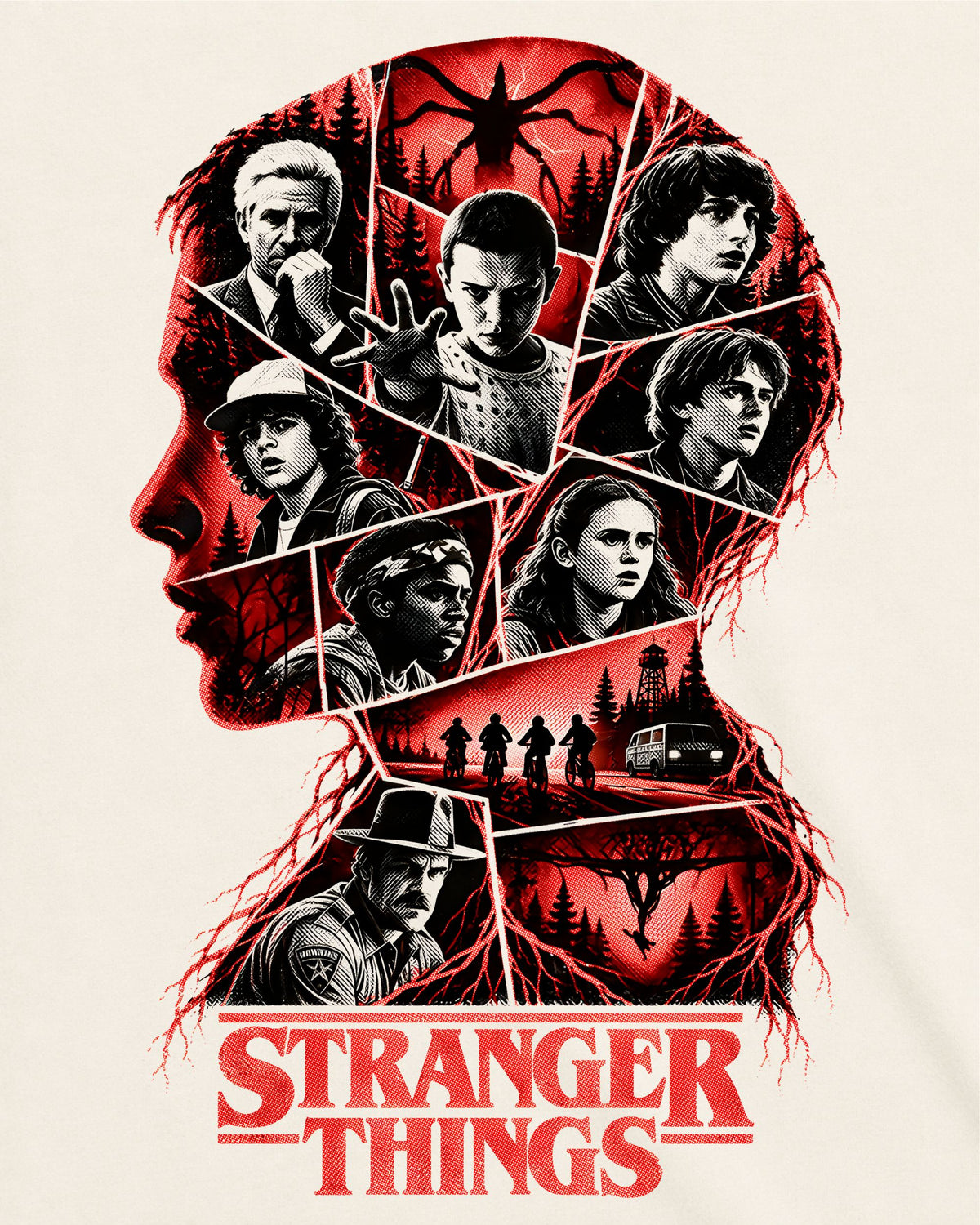 Camiseta Off-White Stranger Things – Eleven's Mindscape