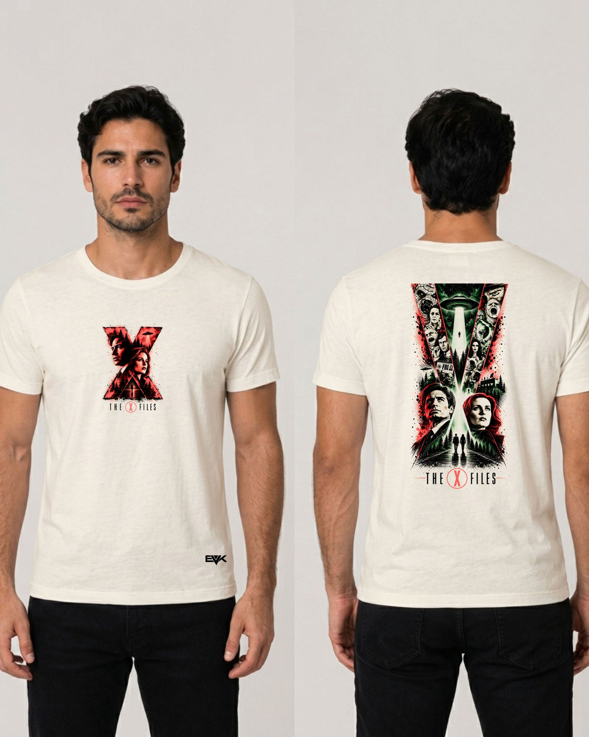 Camiseta Frente e Costas Off-White Arquivo X – Alien Conspiracy