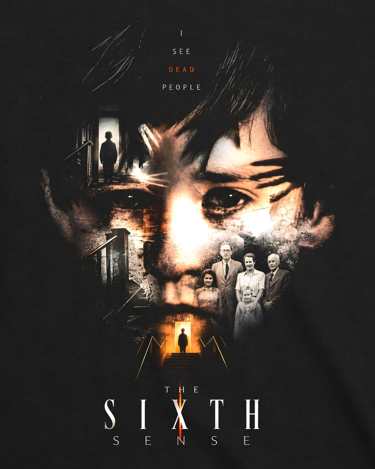 Camiseta O Sexto Sentido – Iconic Movie Quote Graphic