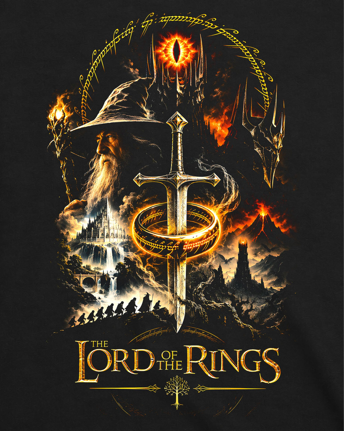 Camiseta O Senhor dos Anéis – Gondor & Mordor