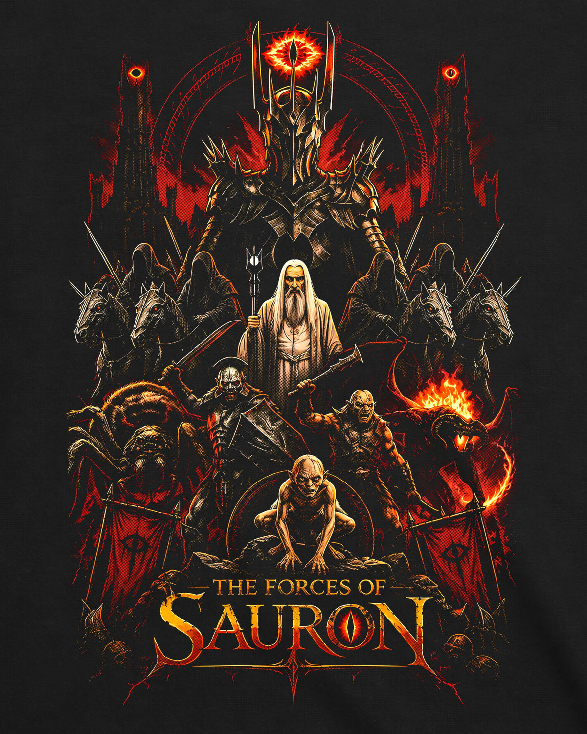 Camiseta O Senhor dos Anéis – The Forces of Sauron