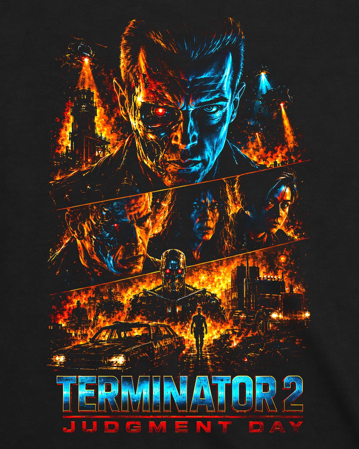 Camiseta Exterminador do Futuro 2: O Julgamento Final – Wasteland Panels