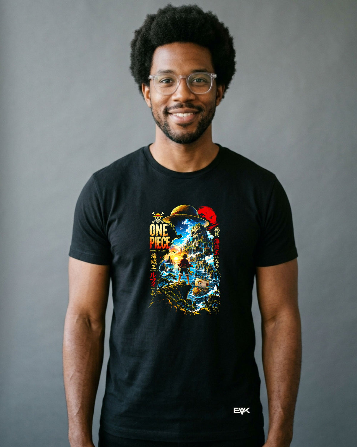 Camiseta One Piece – Luffy Grand Line Adventure