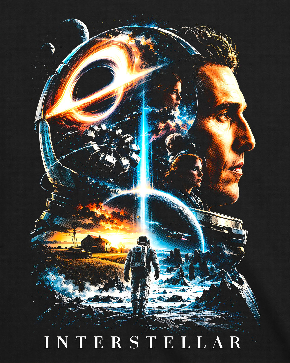 Camiseta Interstellar – Event Horizon