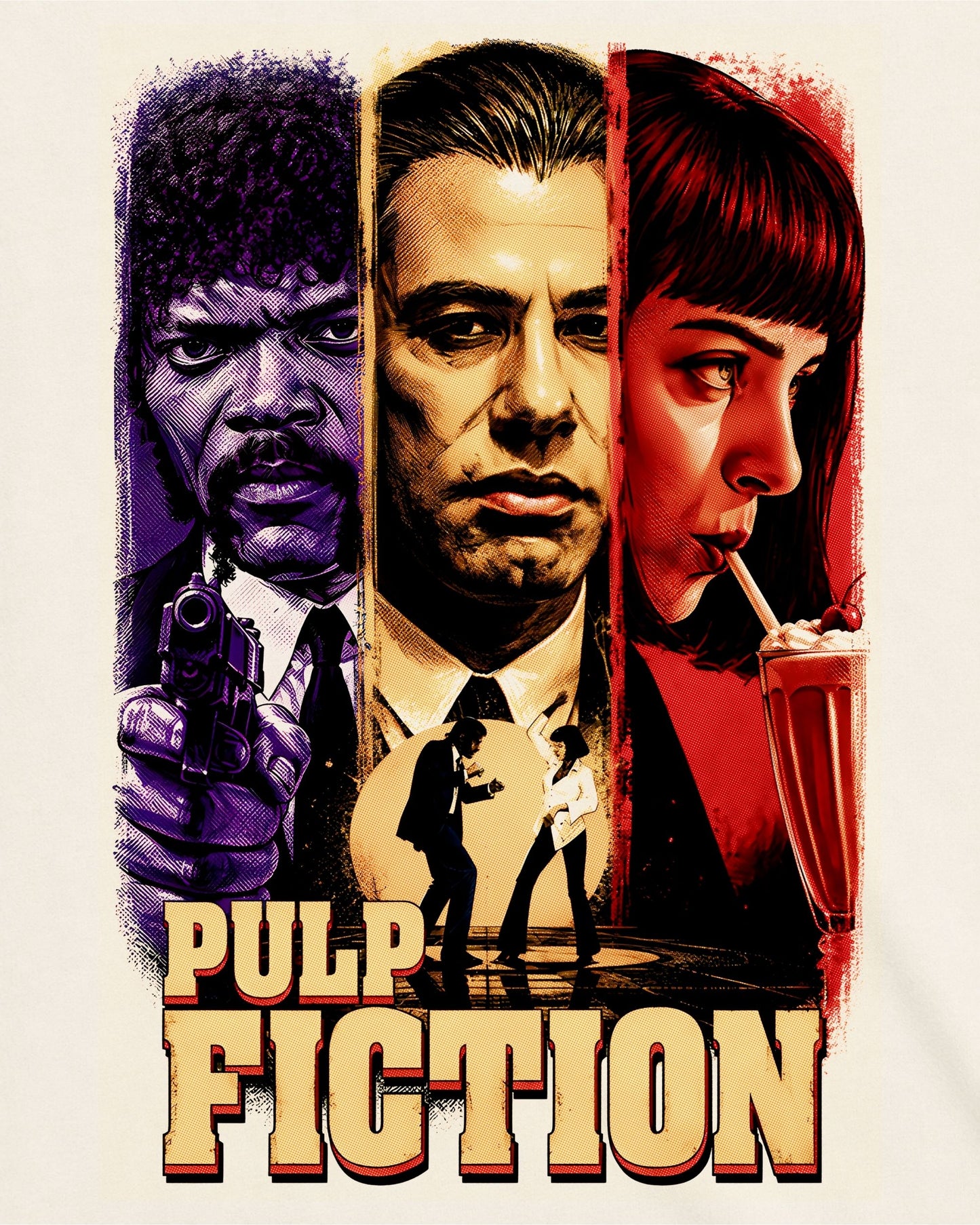 Camiseta Off-White Pulp Fiction – Tempo de Violência – The Pulp Trinity