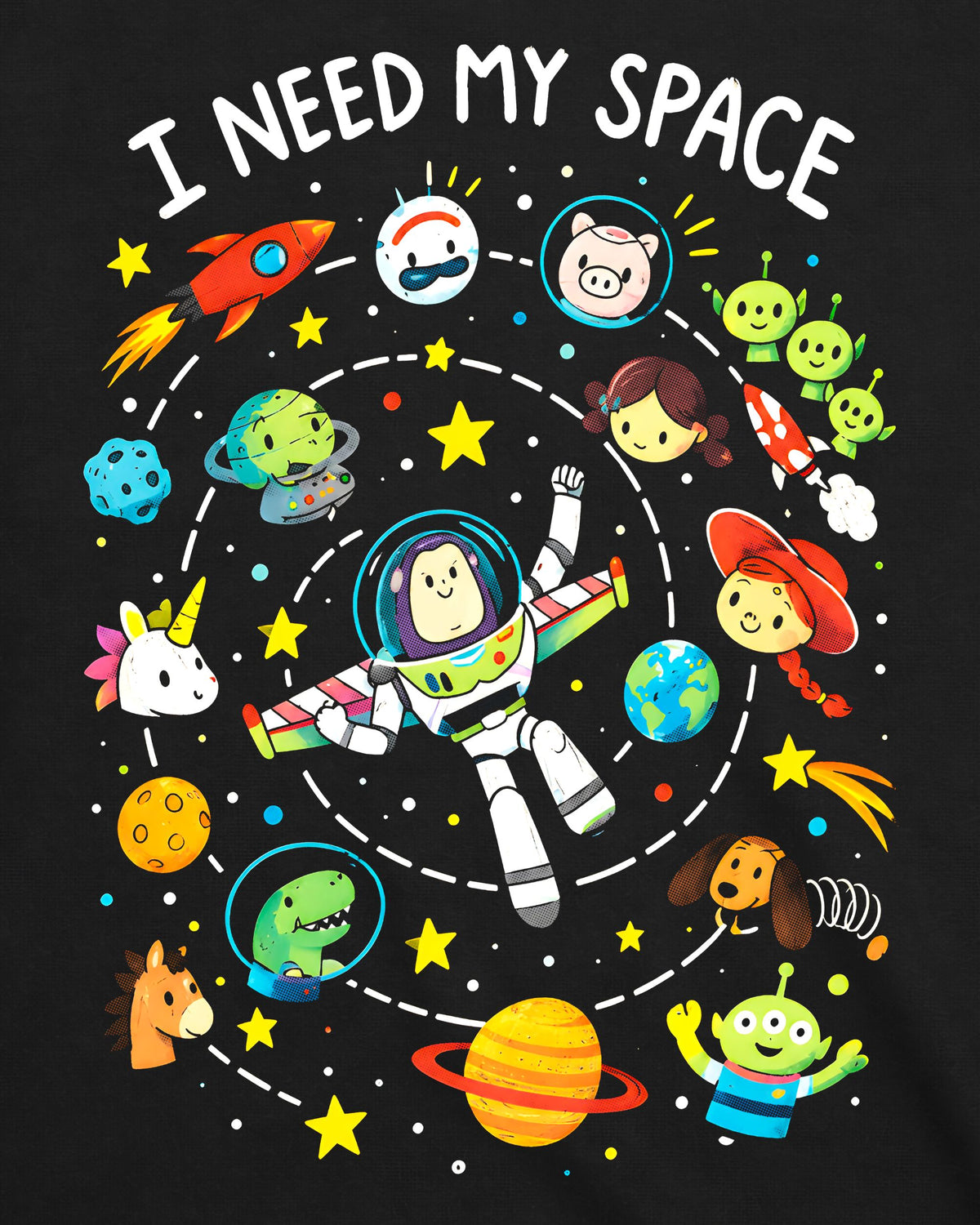 Camiseta Toy Story – I Need My Space