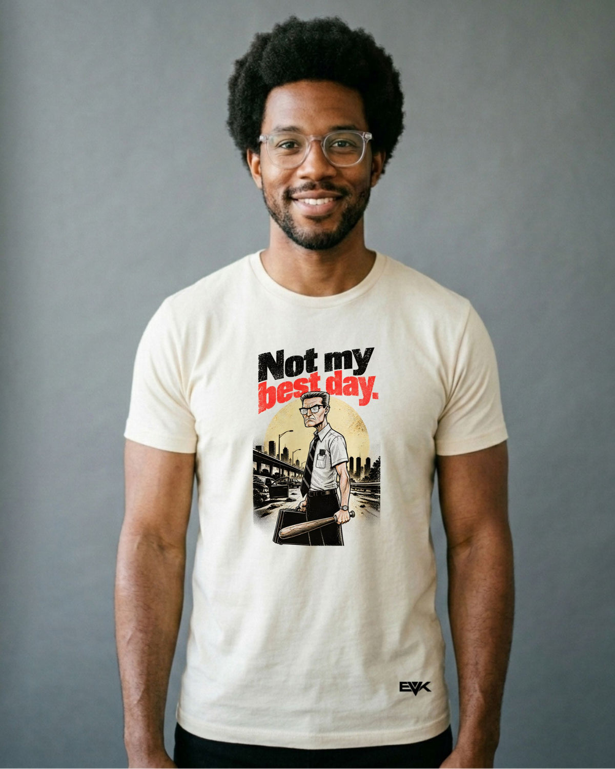 Camiseta Off-White Um Dia de Fúria – Not My Best Day