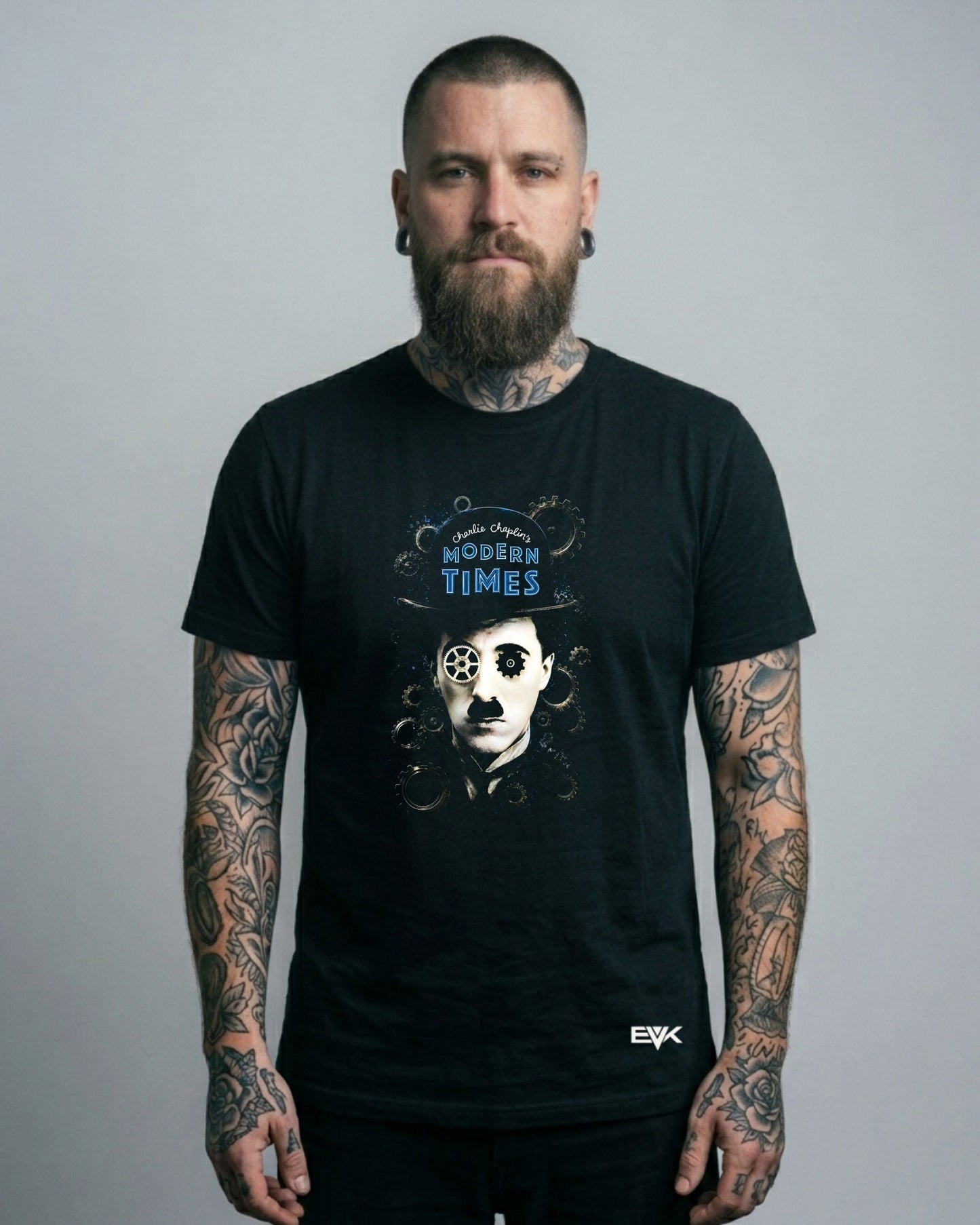Camiseta Tempos Modernos – Electric Chaplin