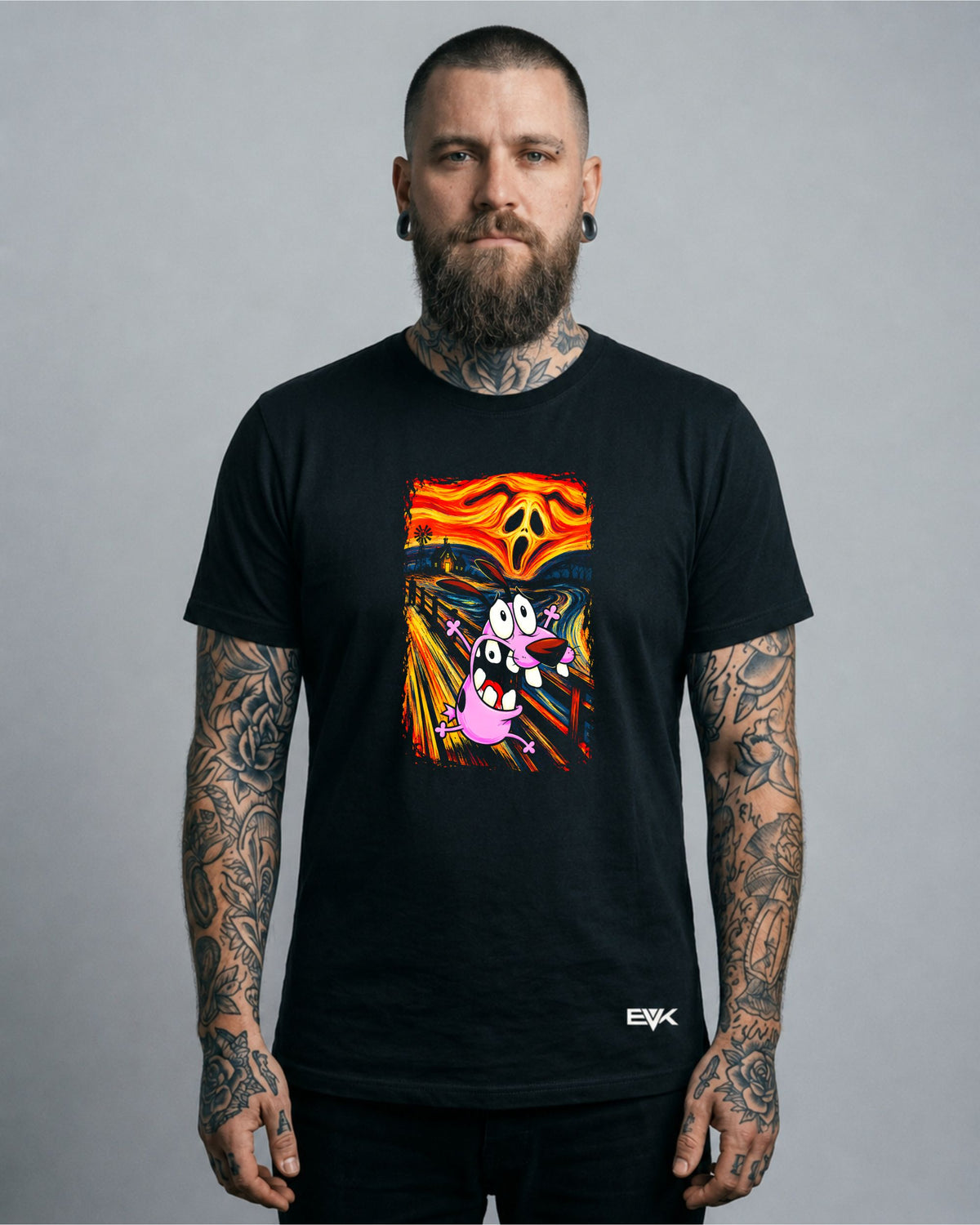 Camiseta Coragem, o Cão Covarde – The Cowardly Scream