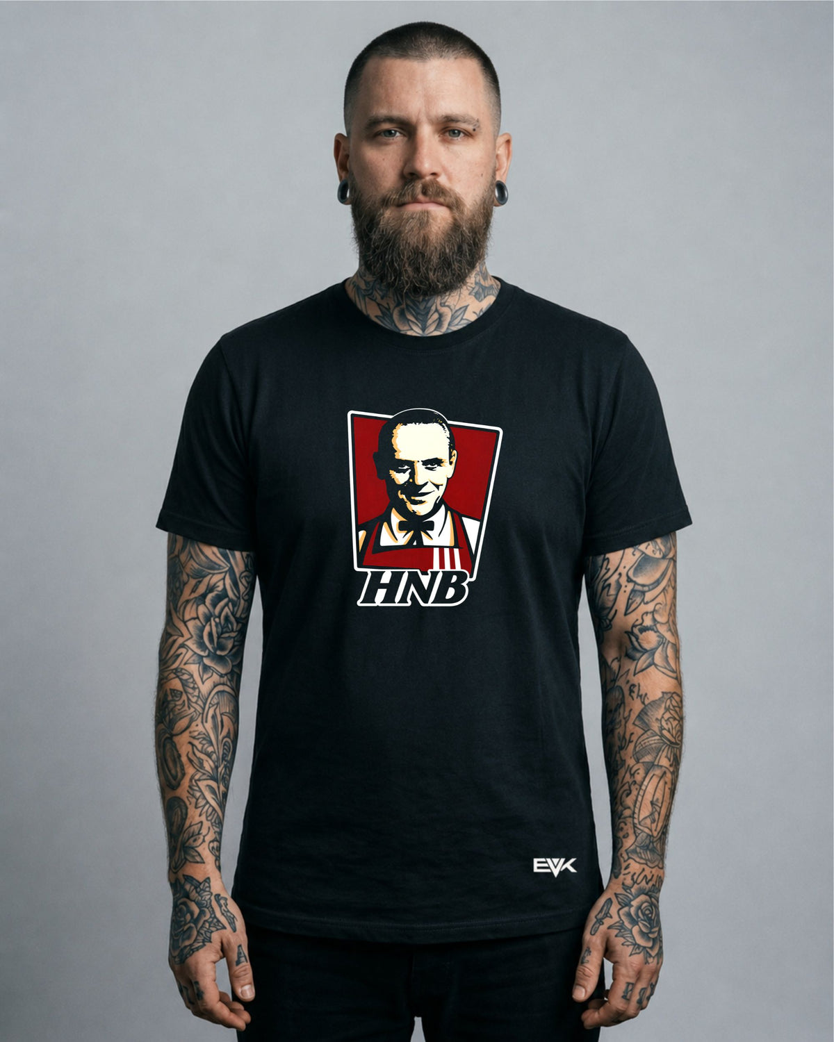 Camiseta O Silêncio dos Inocentes – KFC Parody Graphic