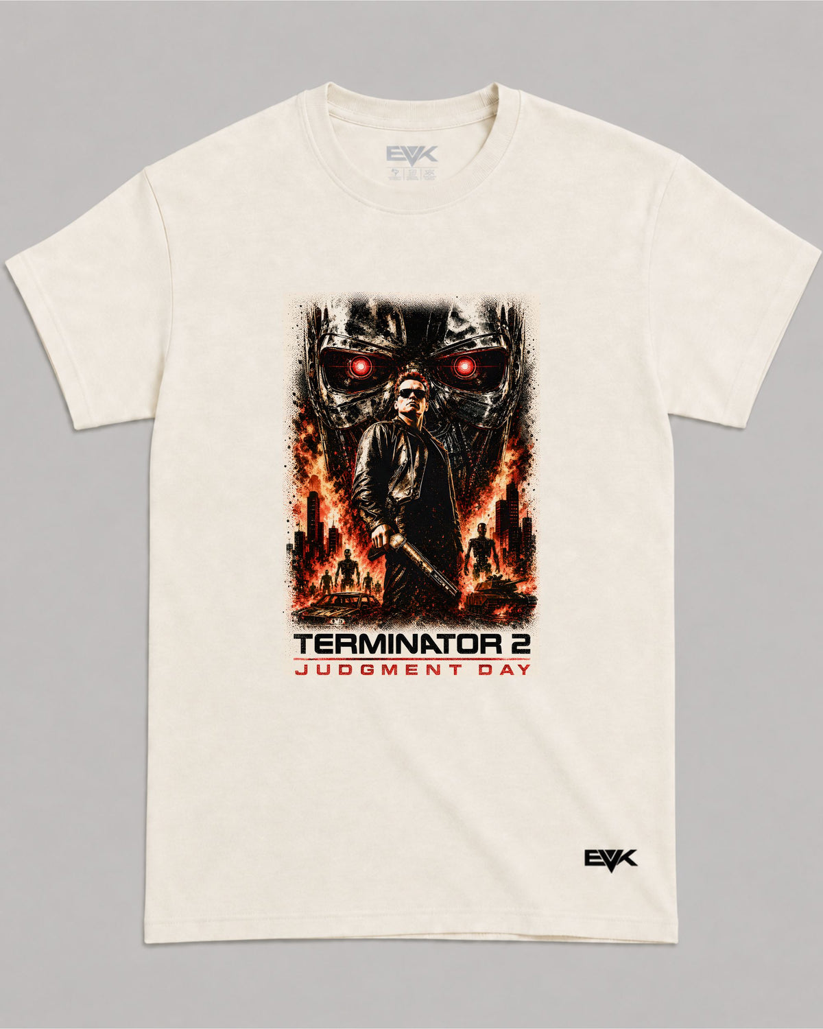 Camiseta Off-White Exterminador do Futuro 2: O Julgamento Final – Bad to the Bone