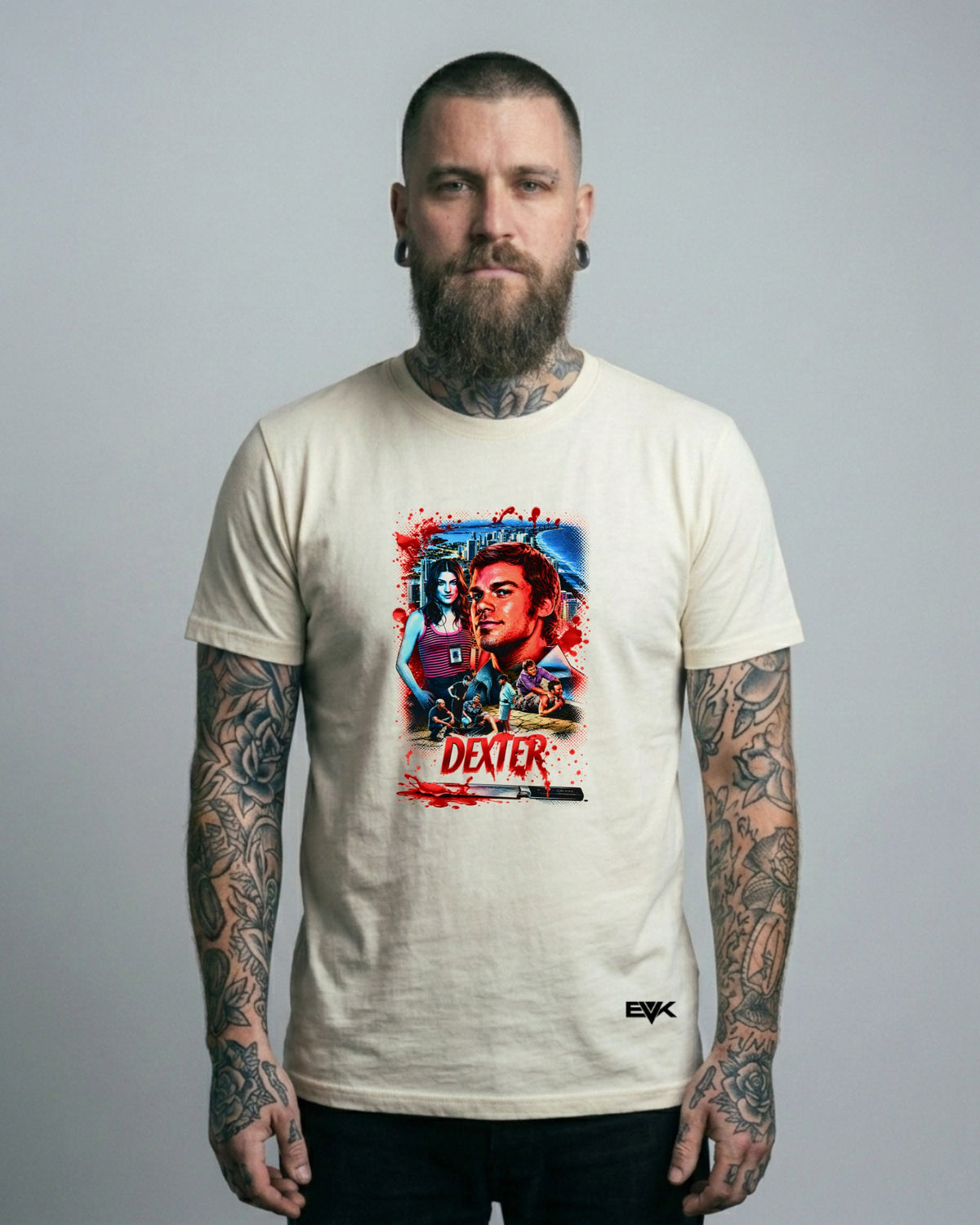 Camiseta Off-White Dexter – Miami Vice & Blood