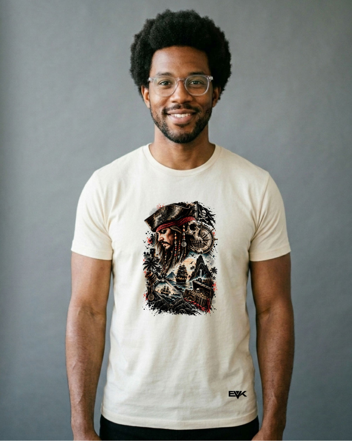 Camiseta Off-White Piratas do Caribe – Captain's Destiny
