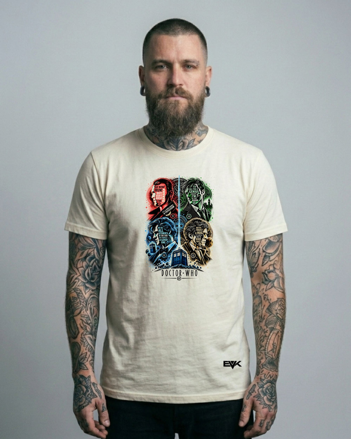 Camiseta Off-White Doctor Who – 9 to 12