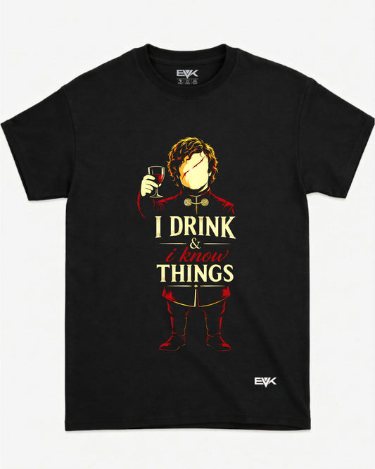 Camiseta Game of Thrones – I Drink & I Know Things