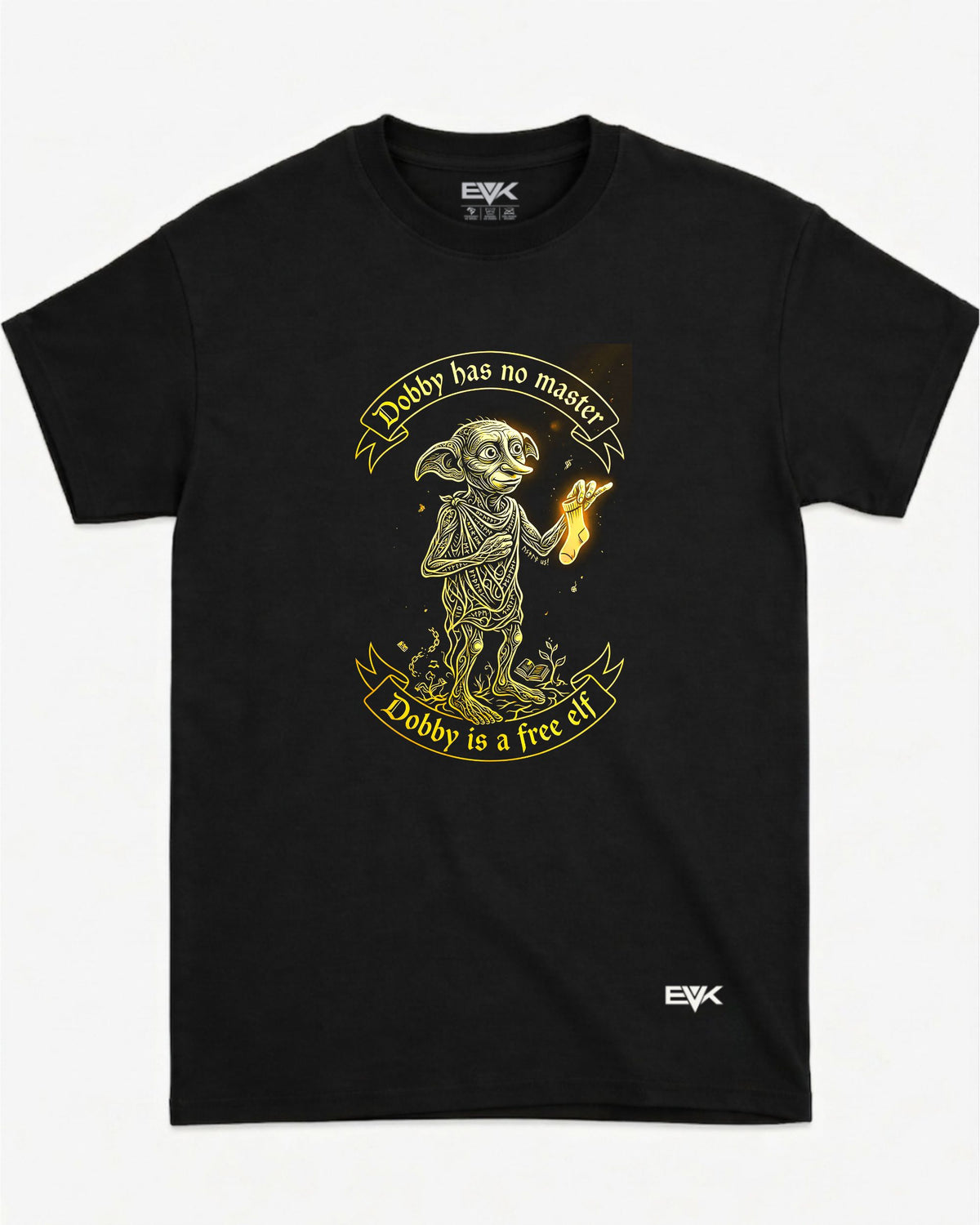 Camiseta Harry Potter – Dobby Has No Master