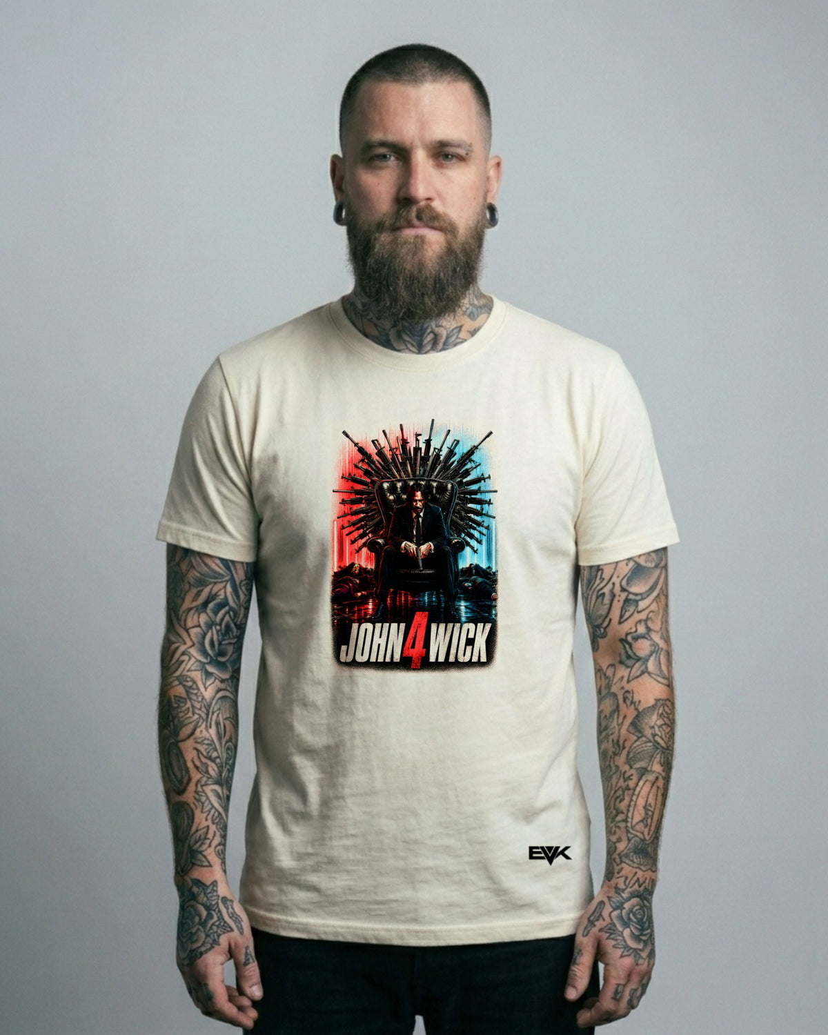 Camiseta Off-White John Wick 4: Baba Yaga – Throne of Weapons