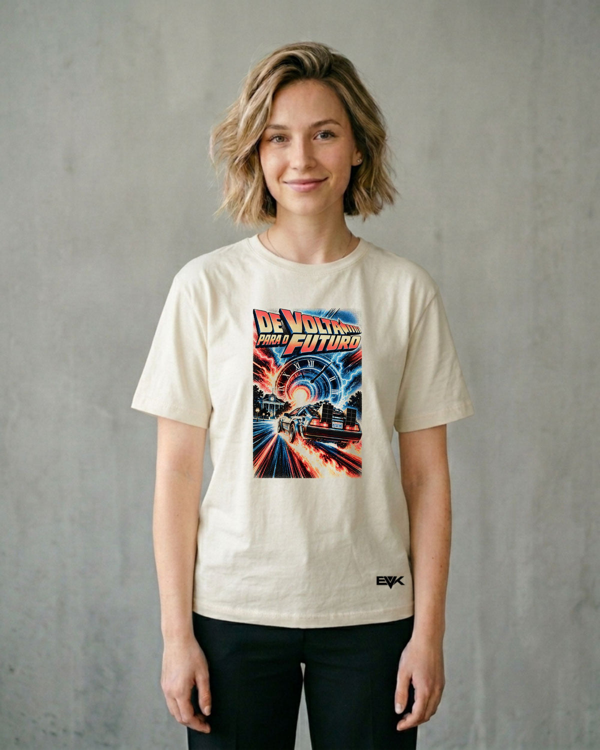 Camiseta Off-White De Volta Para o Futuro – 88 MPH