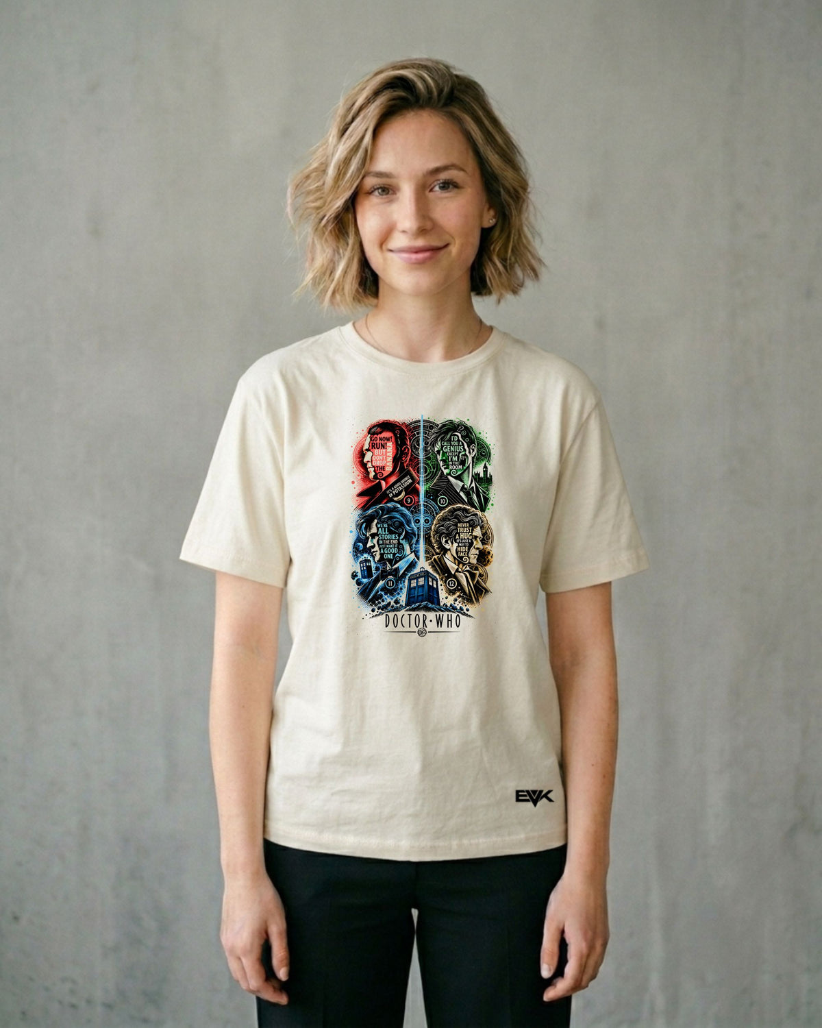 Camiseta Off-White Doctor Who – 9 to 12