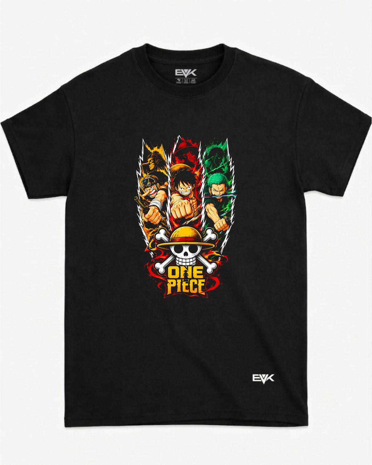 Camiseta One Piece – OG Straw Hats Panels Tee