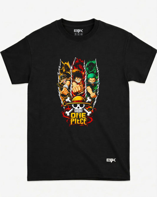 Camiseta One Piece – OG Straw Hats Panels Tee