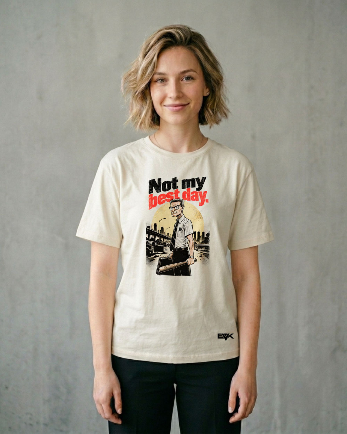 Camiseta Off-White Um Dia de Fúria – Not My Best Day