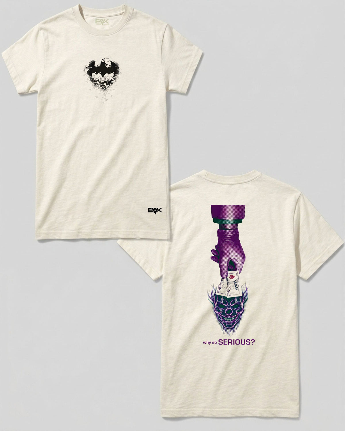 Camiseta Frente e Costas Off-White Batman – Why So Serious